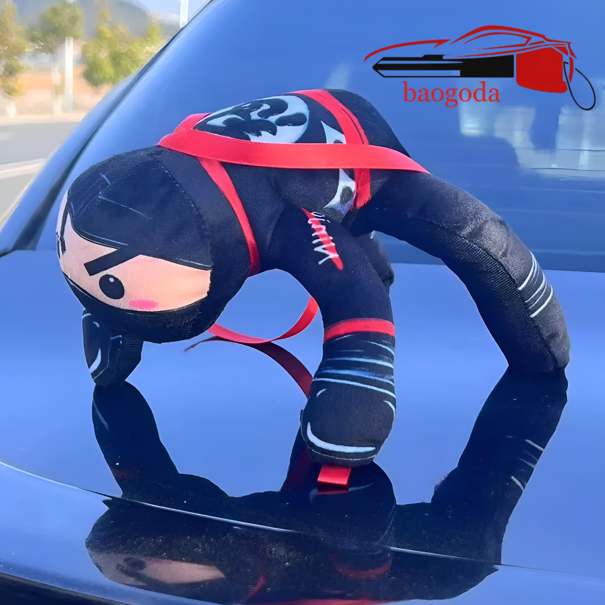 Funny Magnetic Roof Stickers - Spider-Man | Superman | Ninja Reflective Car Decorations