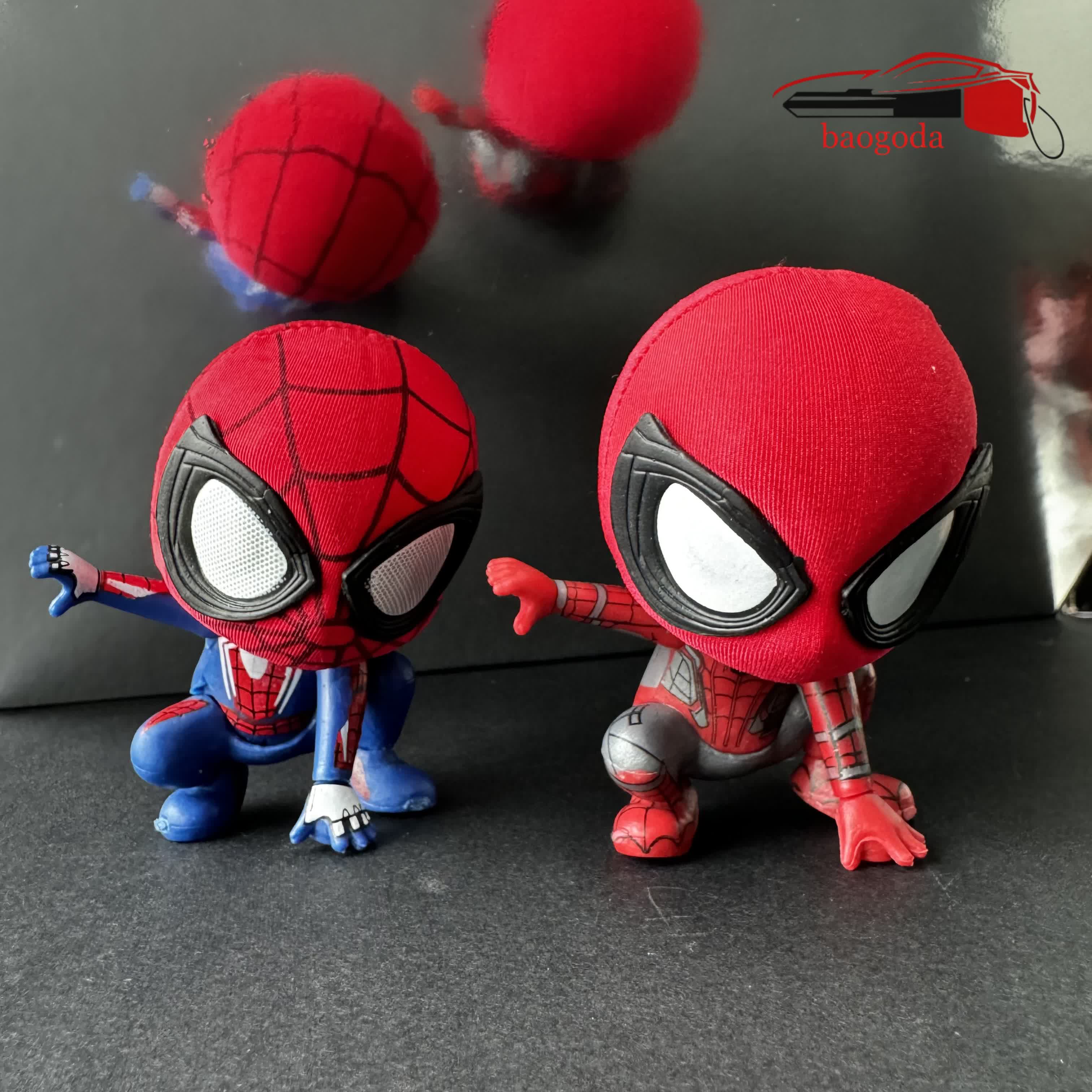 Adorable Spider-Man Dashboard FigurePerfect Car Decor for Marvel Fans