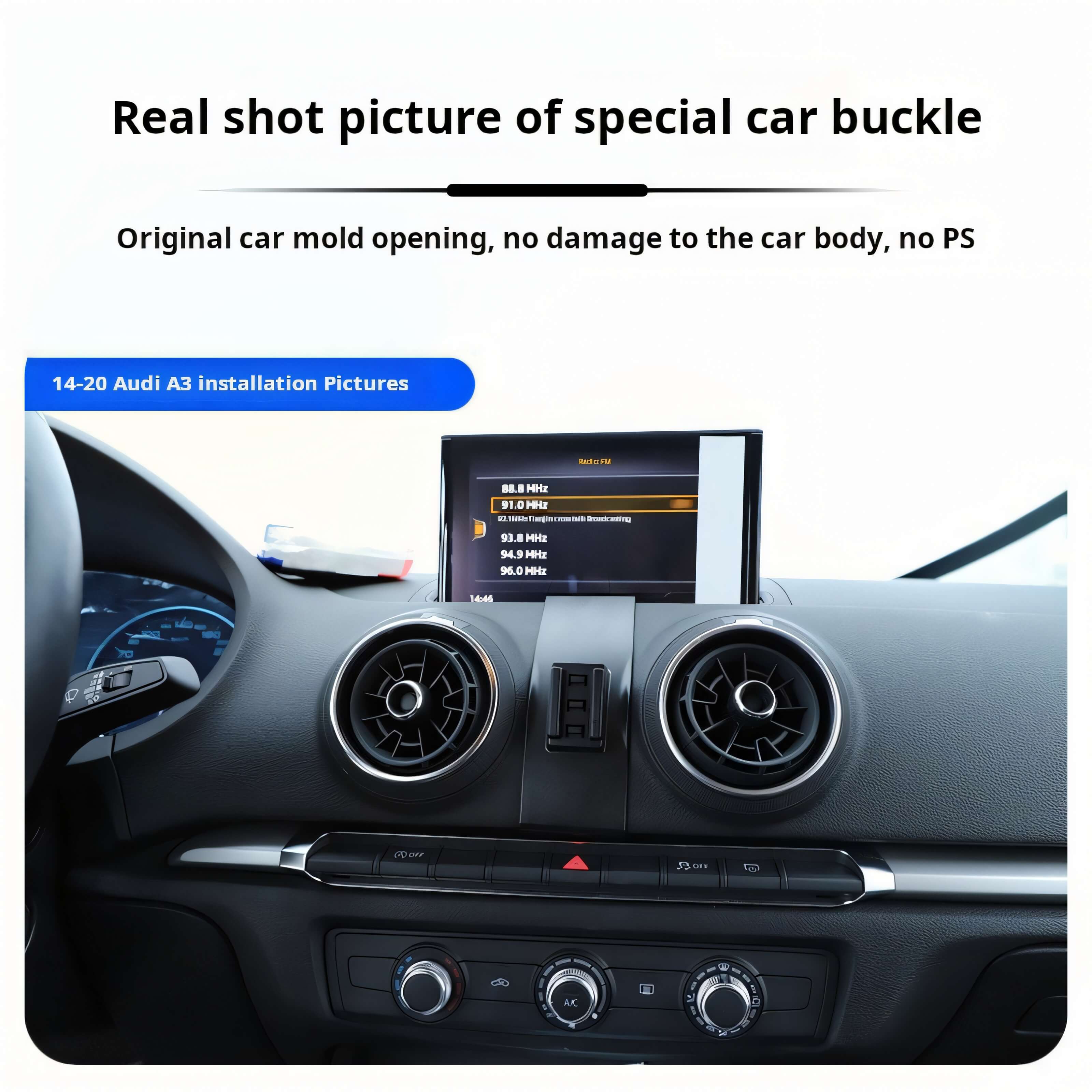 Q3 Wireless Car Charger: Magnetic Holder, Auto Sensor for iPhone, Samsung - BAOGODA