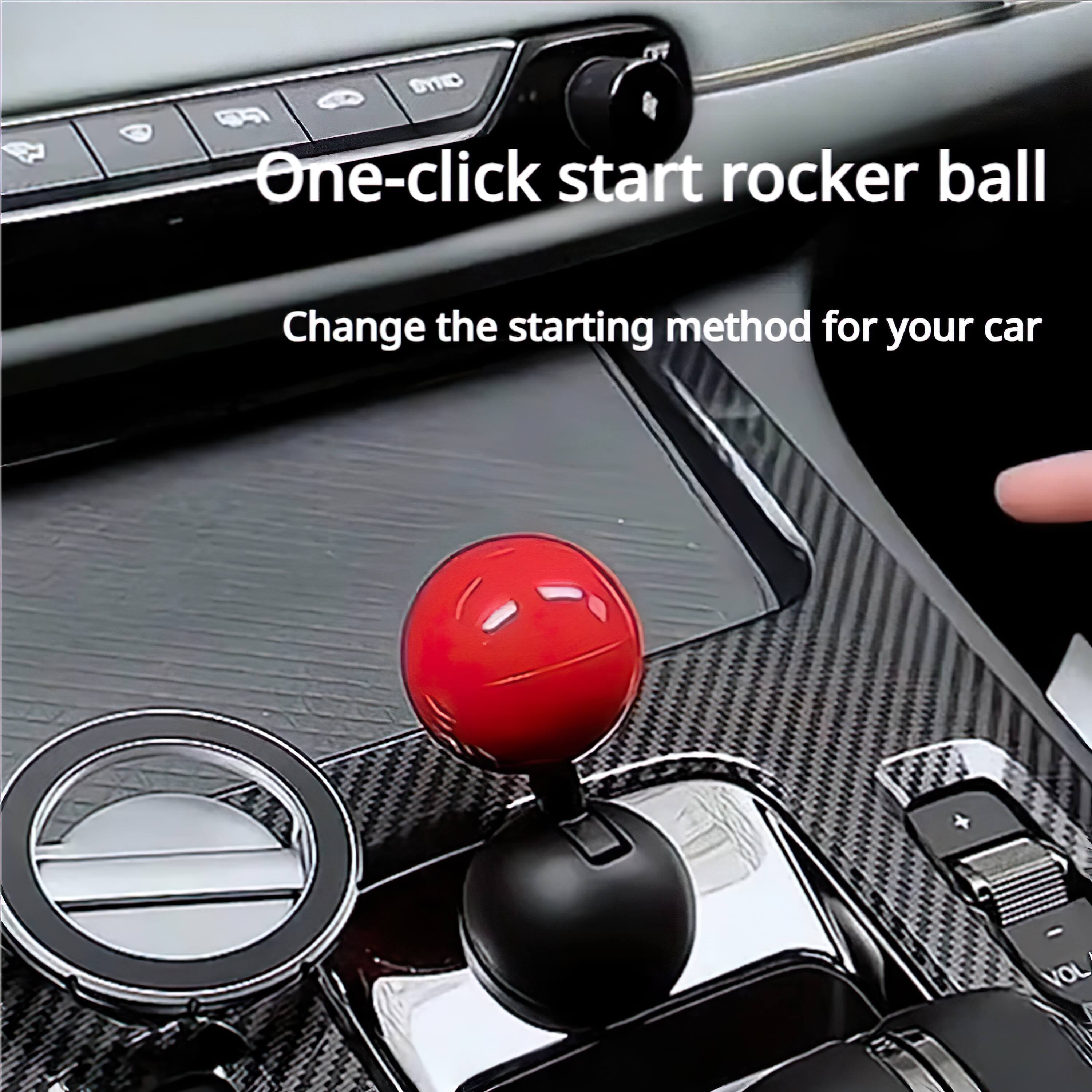 Car Start Button Cover: Engine Start Stop Joystick & Push Button Ignition Protector - BAOGODA